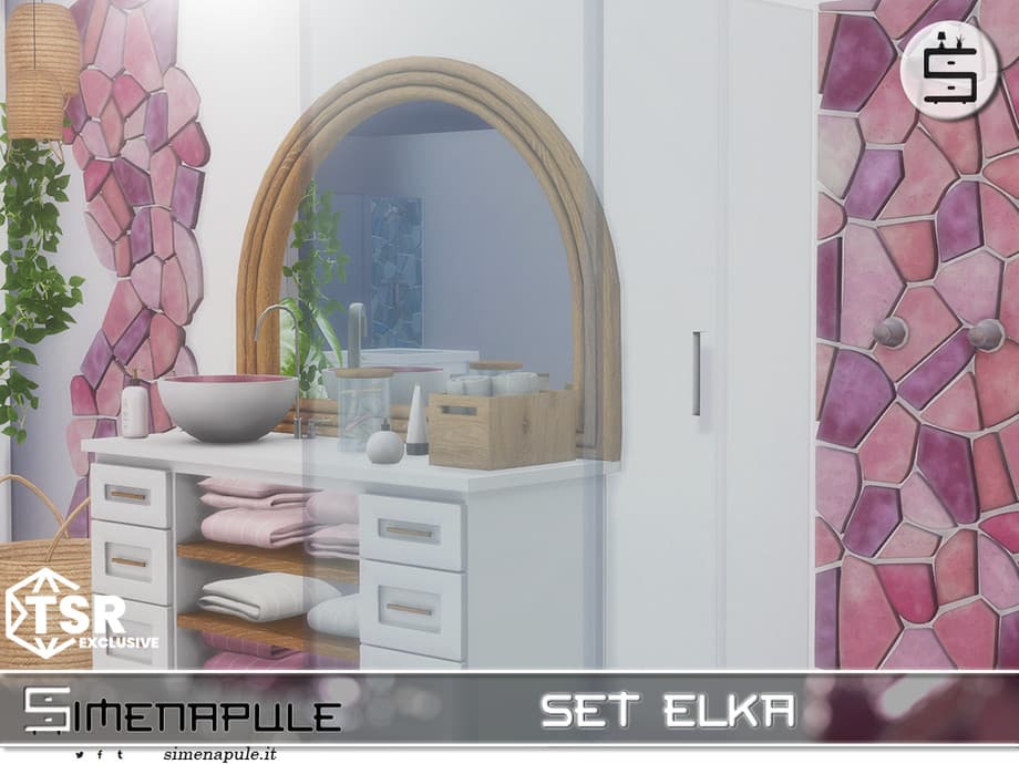 Галерея мода Набор для ванной Set Elka #1
